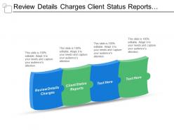 Review Details Charges Client Status Reports Traditional File Processing