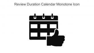 Review Duration Calendar Monotone Icon In Powerpoint Pptx Png And Editable Eps Format