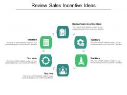 Review sales incentive ideas ppt powerpoint presentation summary pictures cpb