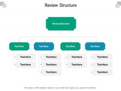 Review structure ppt powerpoint presentation gallery clipart cpb