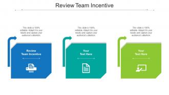 Review Team Incentive Ppt Powerpoint Presentation Professional Infographics Cpb