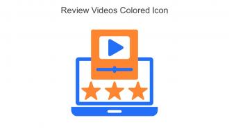 Review Videos Colored Icon In Powerpoint Pptx Png And Editable Eps Format