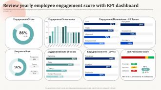 Review Yearly Employee Engagement Score Effective Employee Engagement