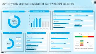 Review Yearly Employee Engagement Score Strategic Staff Engagement Action Plan