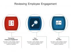 Reviewing employee engagement ppt powerpoint presentation model ideas cpb
