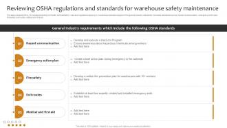 Reviewing Osha Regulations And Standards For Warehouse Implementing Cost Effective Warehouse Stock