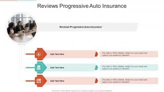 Reviews Progressive Auto Insurance In Powerpoint And Google Slides Cpb