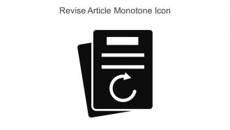 Revise Article Monotone Icon In Powerpoint Pptx Png And Editable Eps Format