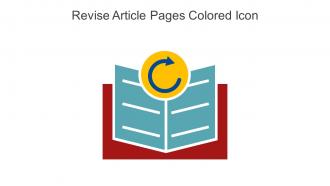 Revise Article Pages Colored Icon In Powerpoint Pptx Png And Editable Eps Format