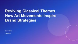 Reviving Classical Themes How Art Movements Inspire Brand Strategies PPT Information ACP