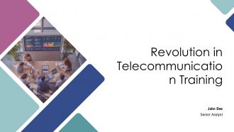 Revolution In Telecommunication Training PPT Structure AT