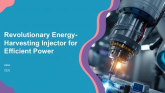 Revolutionary Energy Harvesting Injector For Efficient Power PPT Slides ST AI