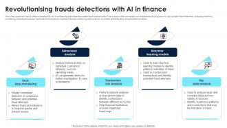 Revolutionising Frauds Detections With Ai In Finance