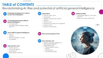 Revolutionizing AI Rise And Potential Of Artificial General Intelligence Complete Deck Ppt Template Impressive Adaptable