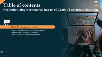 Revolutionizing E Commerce Impact Of ChatGPT On Online Shopping ChatGPT CD Researched Informative