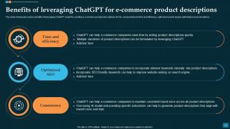 Revolutionizing E Commerce Impact Of ChatGPT On Online Shopping ChatGPT CD Idea Analytical