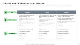 Revolutionizing Finance With AI Trends AI Based Tools For Financial Fraud Detection AI SS V