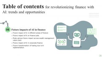 Revolutionizing Finance With AI Trends And Opportunities AI CD V Multipurpose Professionally