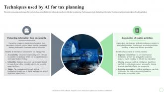 Revolutionizing Finance With AI Trends Techniques Used By AI For Tax Planning AI SS V