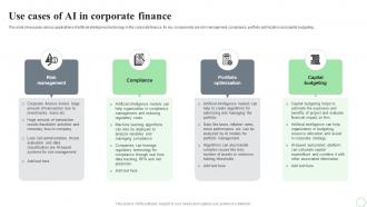 Revolutionizing Finance With AI Trends Use Cases Of AI In Corporate Finance AI SS V