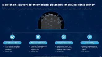 Revolutionizing International Transactions With Blockchain Cross Border Payments Complete Deck BCT CD Attractive Aesthatic
