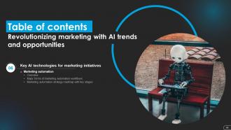 Revolutionizing Marketing With AI Trends And Opportunities AI CD V Idea Pre-designed