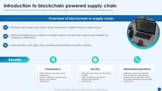 Revolutionizing Supply Chain Introduction To Blockchain Powered Supply Chain BCT SS