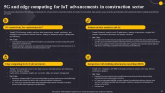 Revolutionizing The Construction Industry By Integrating IoT Technology IoT CD Aesthatic Informative