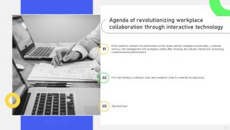 Revolutionizing Workplace Collaboration Through Interactive Technology Powerpoint Presentation Slides Compatible Content Ready