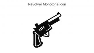 Revolver Monotone Icon In Powerpoint Pptx Png And Editable Eps Format