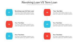 Revolving Loan VS Term Loan Ppt Powerpoint Presentation Infographics Cpb