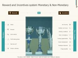Reward and incentives system monetary and non monetary ppt shapes