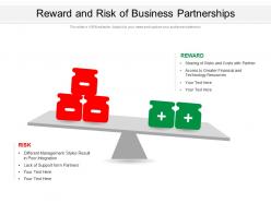 Reward and risk of business partnerships