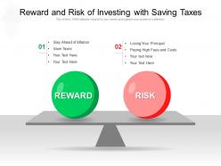 Reward and risk of investing with saving taxes