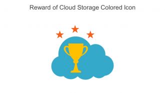 Reward Of Cloud Storage Colored Icon In Powerpoint Pptx Png And Editable Eps Format