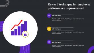 Reward Technique For Employee Performance Improvement