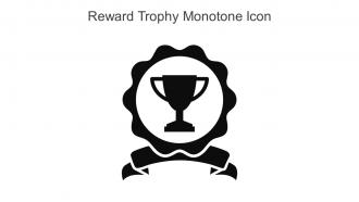 Reward Trophy Monotone Icon In Powerpoint Pptx Png And Editable Eps Format