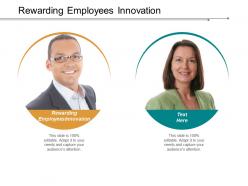 Rewarding employees innovation ppt powerpoint presentation inspiration images cpb