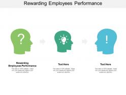 Rewarding employees performance ppt powerpoint presentation show cpb