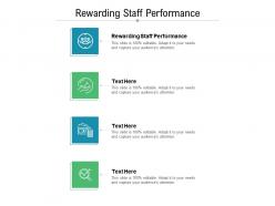 Rewarding staff performance ppt powerpoint presentation visual aids ideas cpb