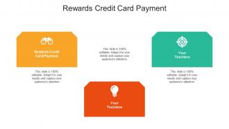 Rewards credit card payment ppt powerpoint presentation icon infographics cpb