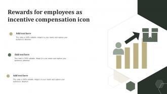 Rewards For Employees As Incentive Compensation Icon