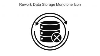 Rework Data Storage Monotone Icon In Powerpoint Pptx Png And Editable Eps Format