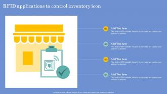RFID Applications To Control Inventory Icon