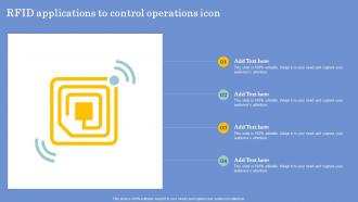RFID Applications To Control Operations Icon