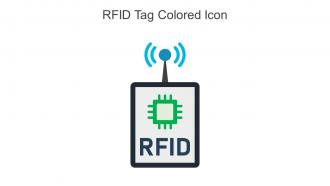 RFID Tag Colored Icon In Powerpoint Pptx Png And Editable Eps Format