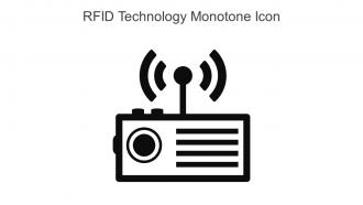RFID Technology Monotone Icon In Powerpoint Pptx Png And Editable Eps Format