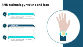 RFID Technology Wrist Band Icon