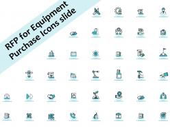 Rfp for equipment purchase icons slide ppt powerpoint presentation summary maker
