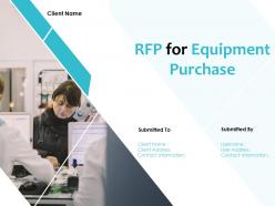Rfp for equipment purchase powerpoint presentation slides